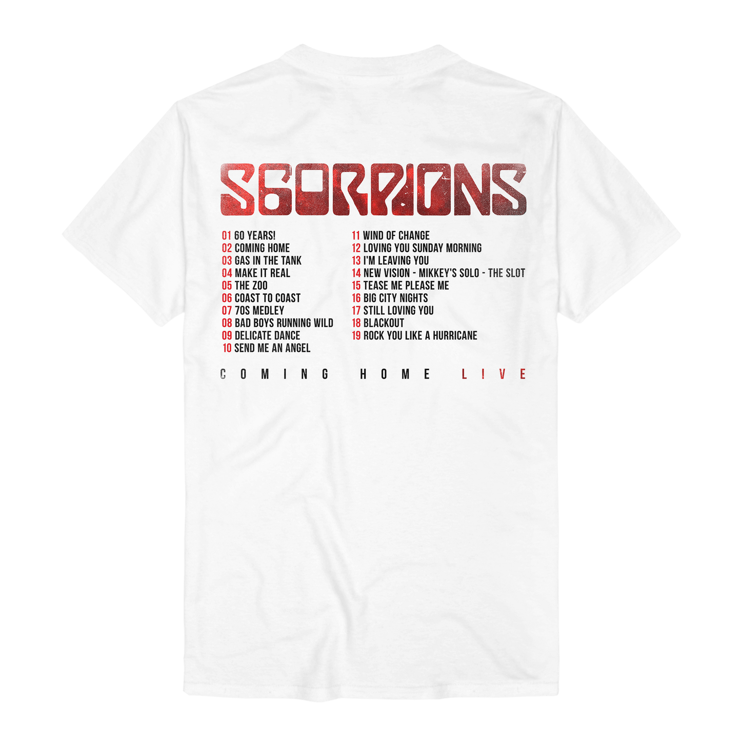 Coming Home Live Cover Shirt