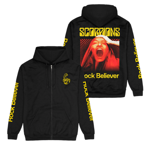 Rock Believer Zip Up Hoodie