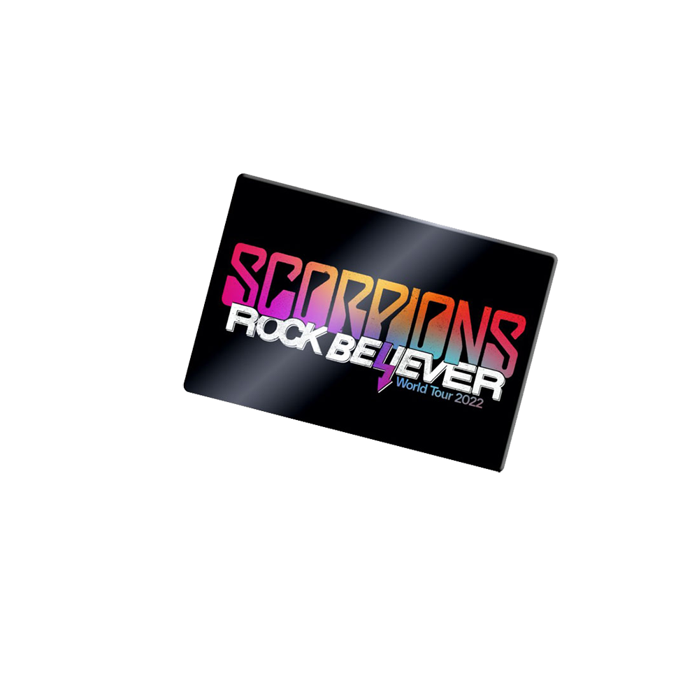 Rock Believer World Tour Rectangle Magnet