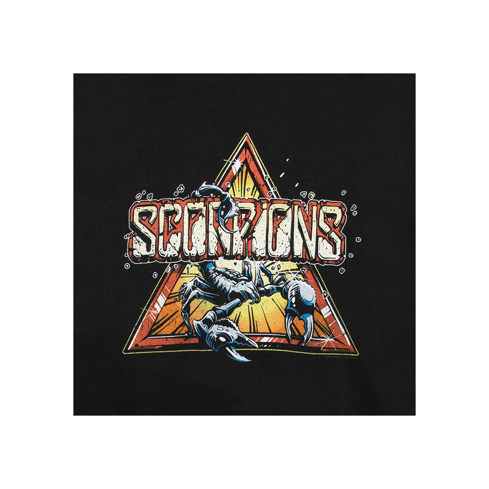 Scorpions Triangle Hoodie Details