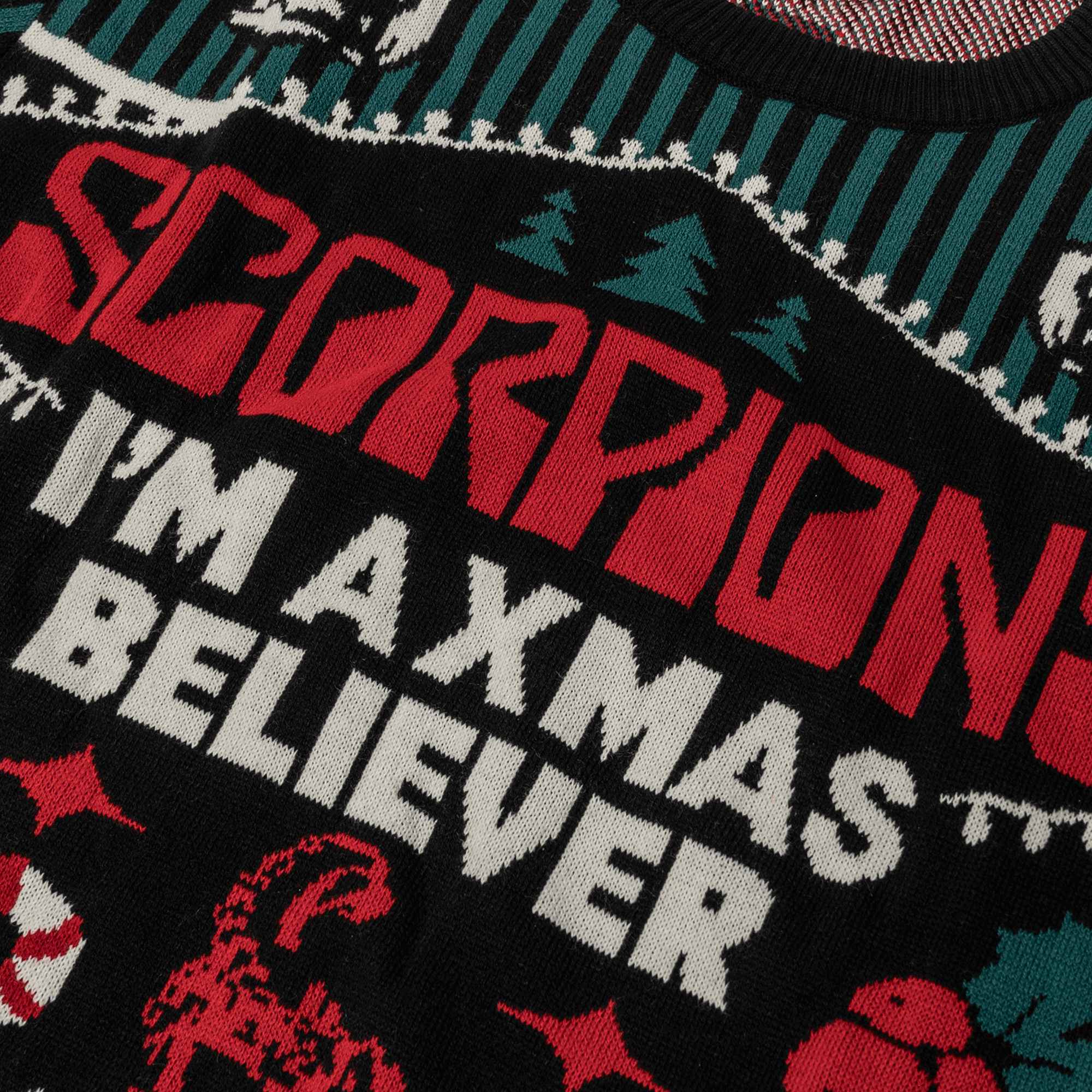 I'm An XMAS Believer Sweater Detail 1