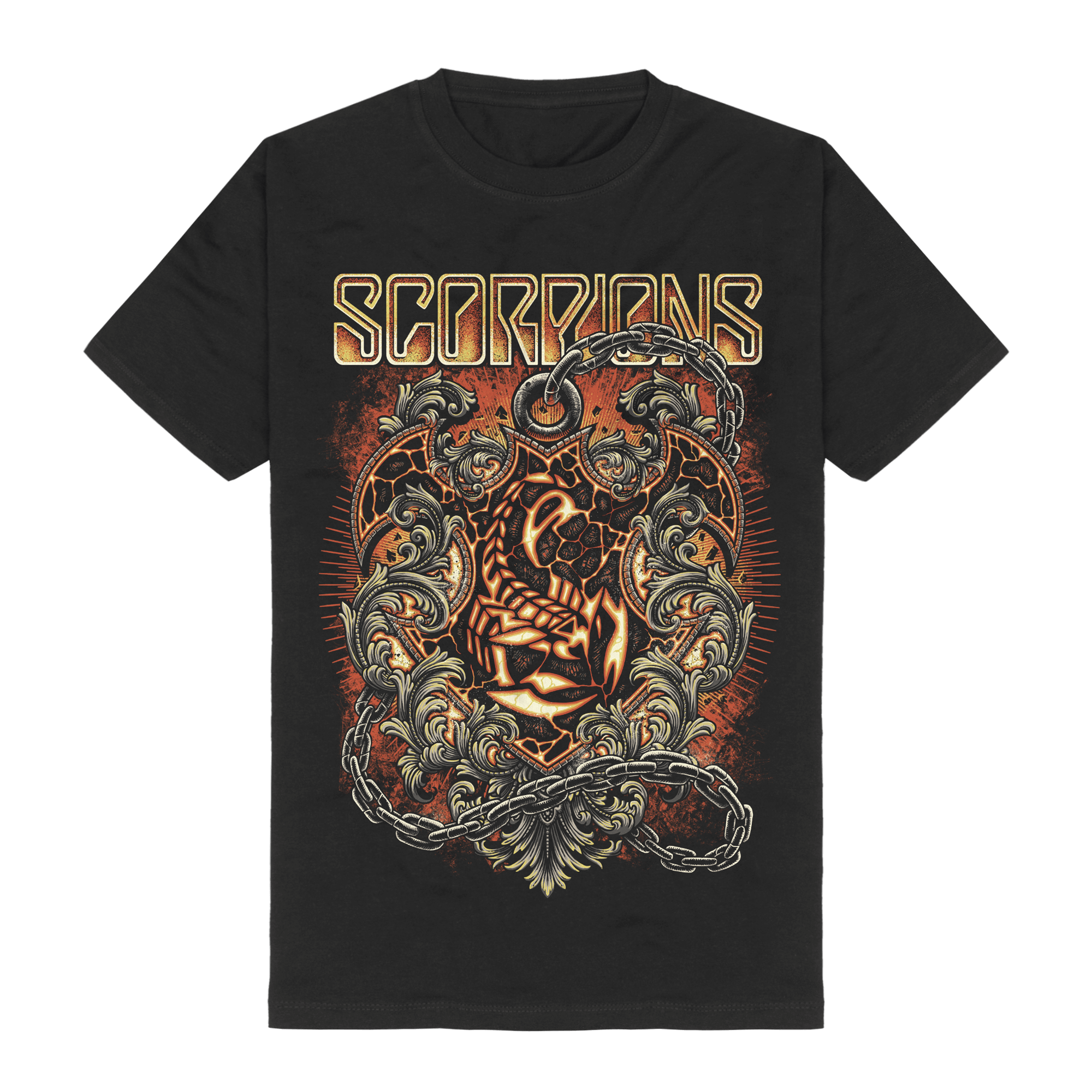 Crest in Chains T-Shirt - Scorpions Official Store