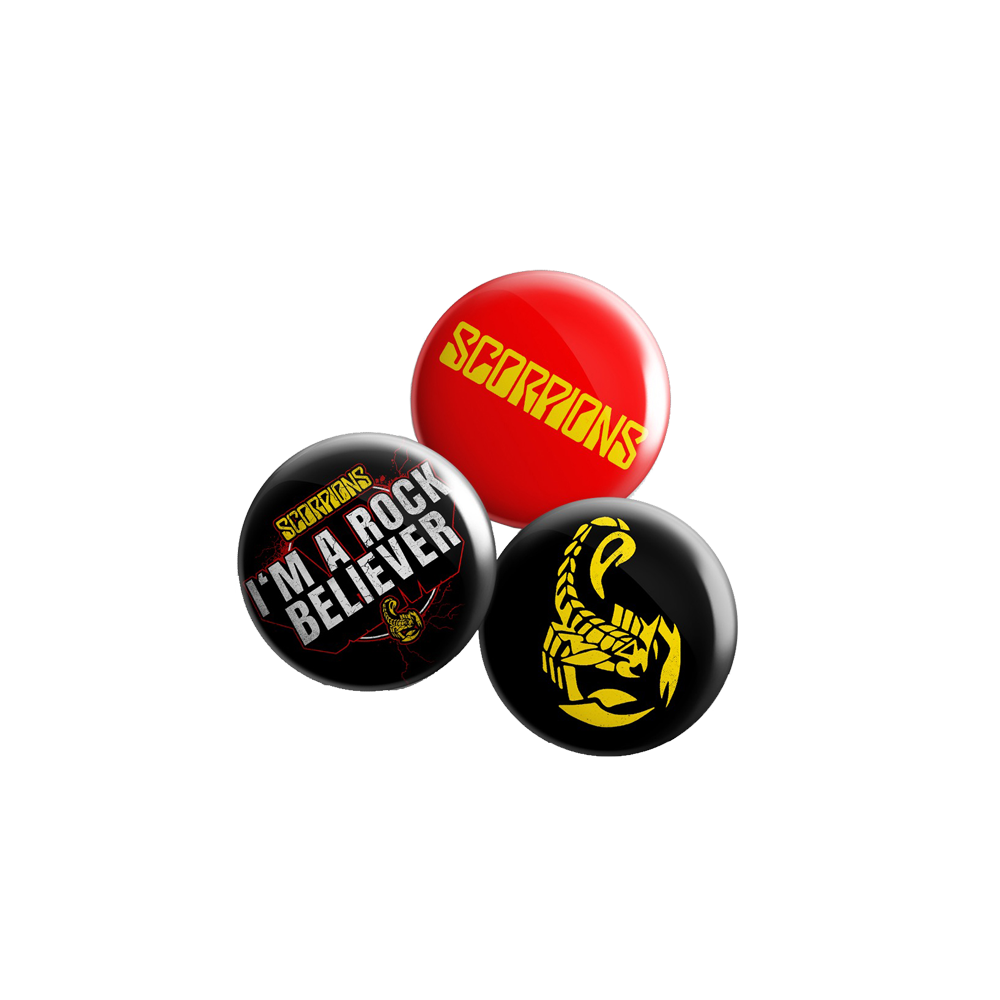 Scorpions Button Set