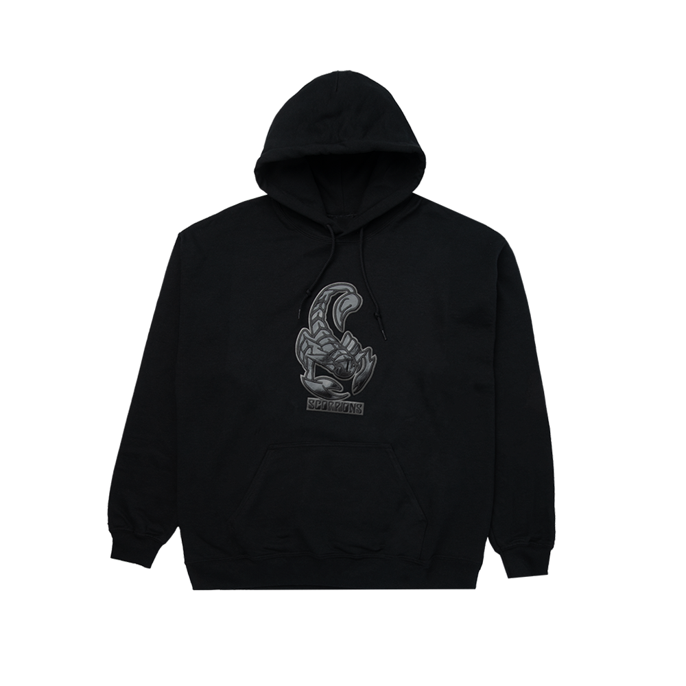 Leather Scorpion Hoodie Front