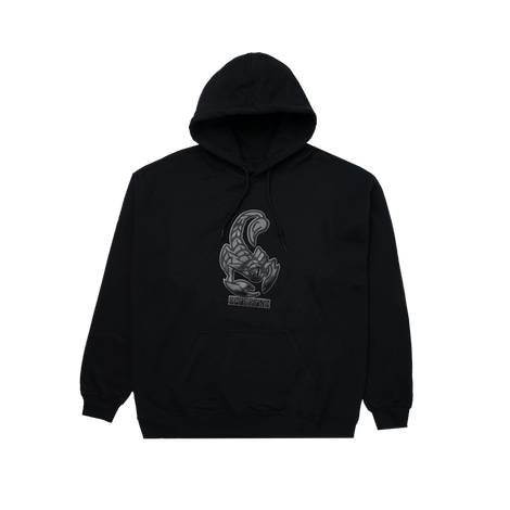 Leather Scorpion Hoodie Front